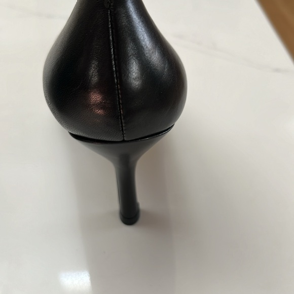 Geller II black Ariana leather heels. - Picture 6 of 7
